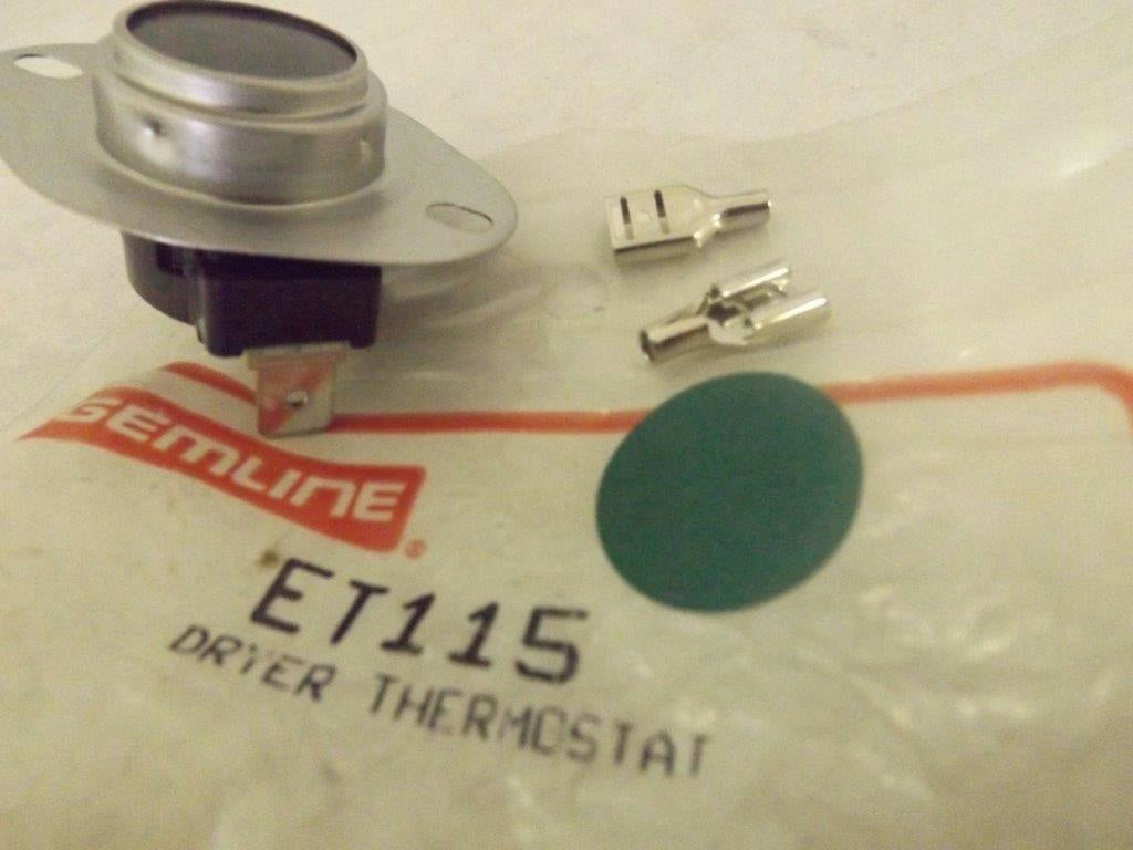 GEMLINE NON-OEM DRYER ET115 THERMOSTAT NEW GEMLINE NON-OEM DRYER ET115 THERMOSTAT NEW